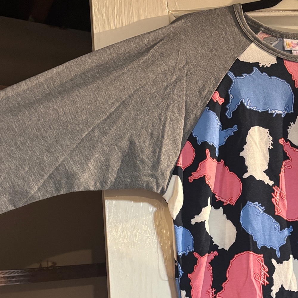 Lula Roe Randy
 Kids Raglan Shirt - Picture 2 of 5